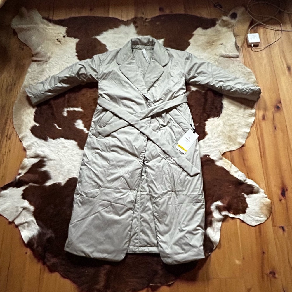 lululemon insulated trench coat